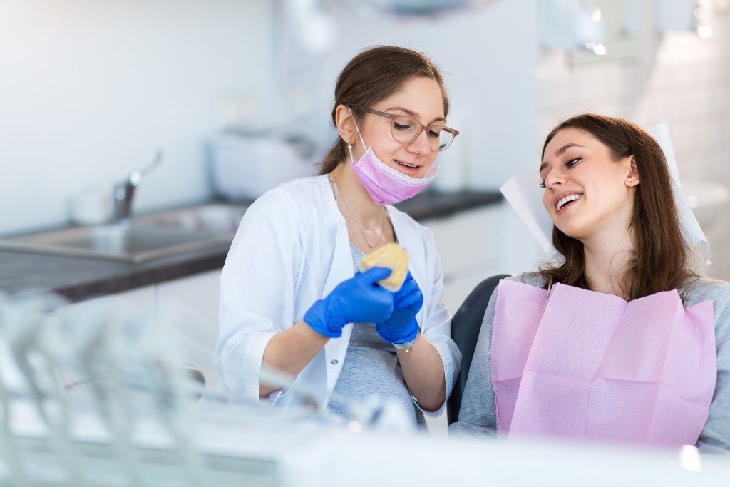 dentist and patient