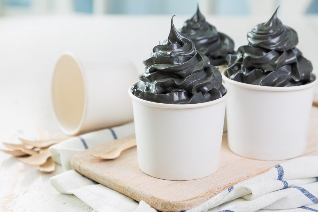 charcoal ice cream